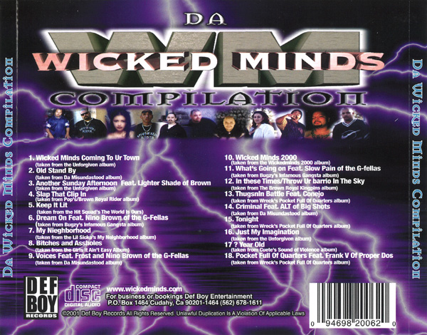 Wicked Minds - Compilation Chicano Rap